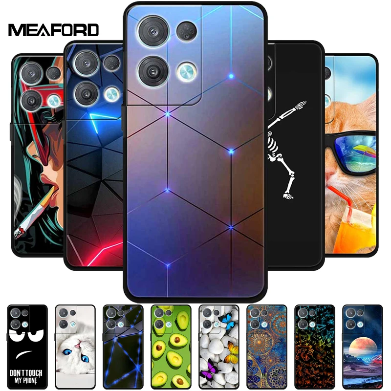 For OPPO Reno 8 Pro 5G Cases Fashion Soft Silicone TPU Shockproof Back Covers For OPPO Reno8 Pro + Plus Phone Case Protect Couqe