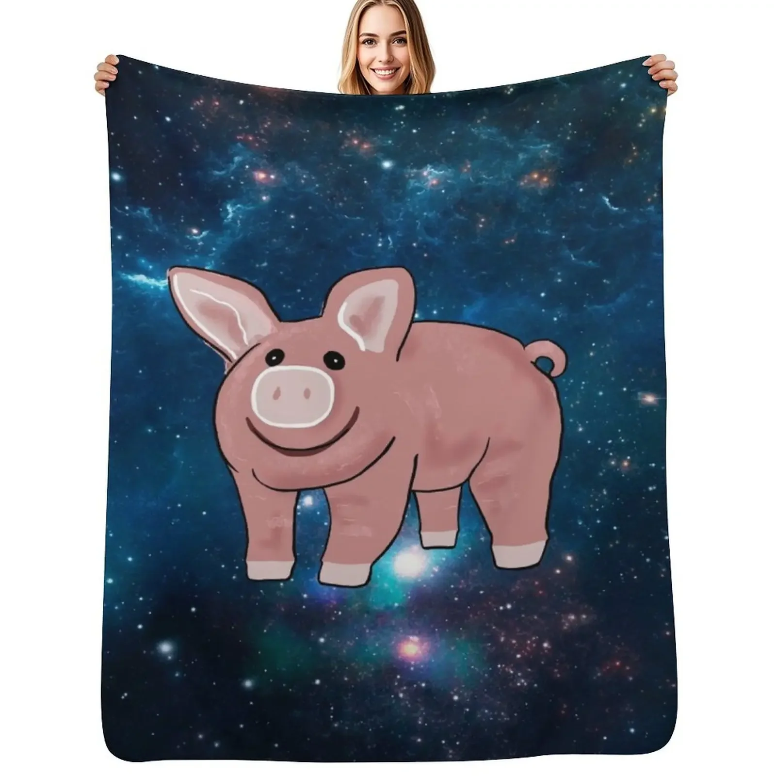 

Slumberland Pig Dream Throw Blanket heavy to sleep Shaggy Baby Blanket