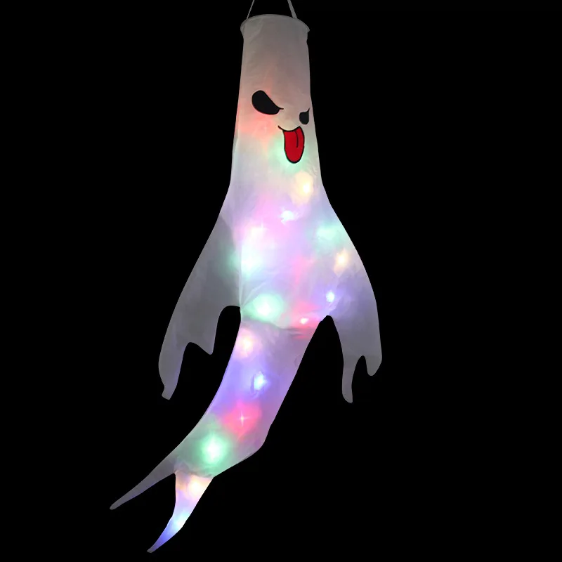 

1Pc Outdoor Halloween Hanging Ghost LED Luminous Lights Scary DIY Emoticons Props For Outdoor Party Home Courtyard Decoration