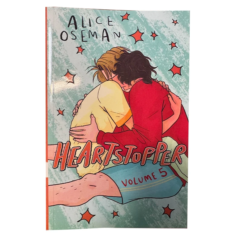 Heartstopper Vol 5 Graphic Novel by Alice Oseman Popular Netflix Adaptation Teen Love Story English Version Comic Paperback Book