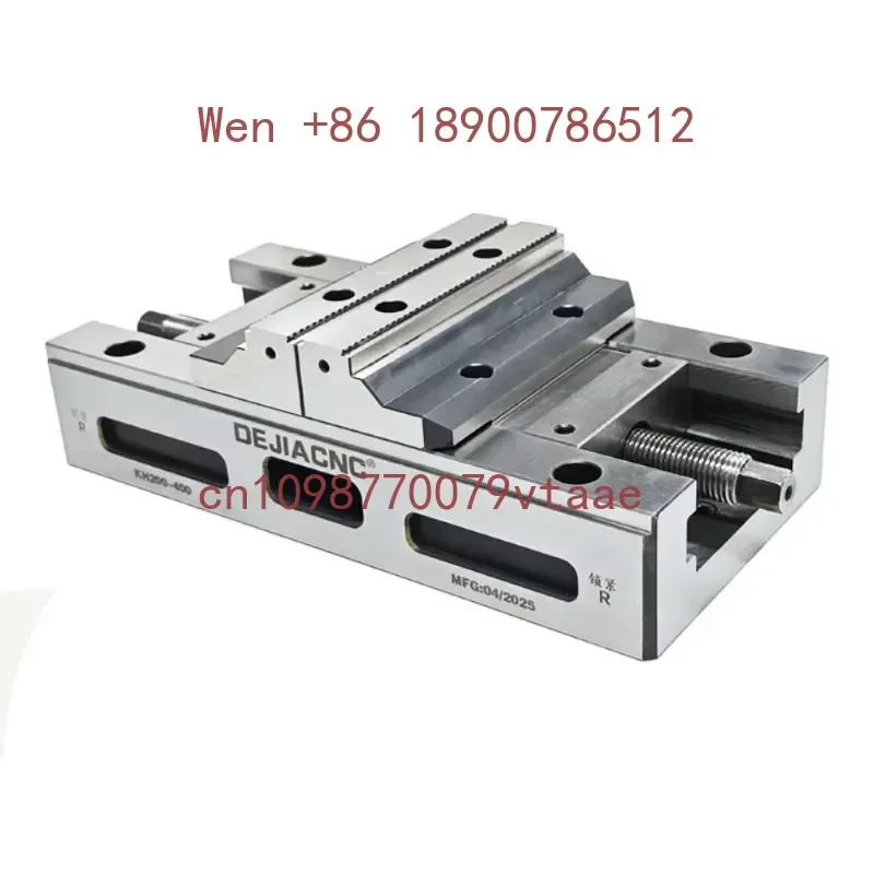 KH200-400 Precision Manual Locking CNC Milling Self-Centering Vise High Rigidity 42CrMo Steel 0.02mm Accuracy Self Centering