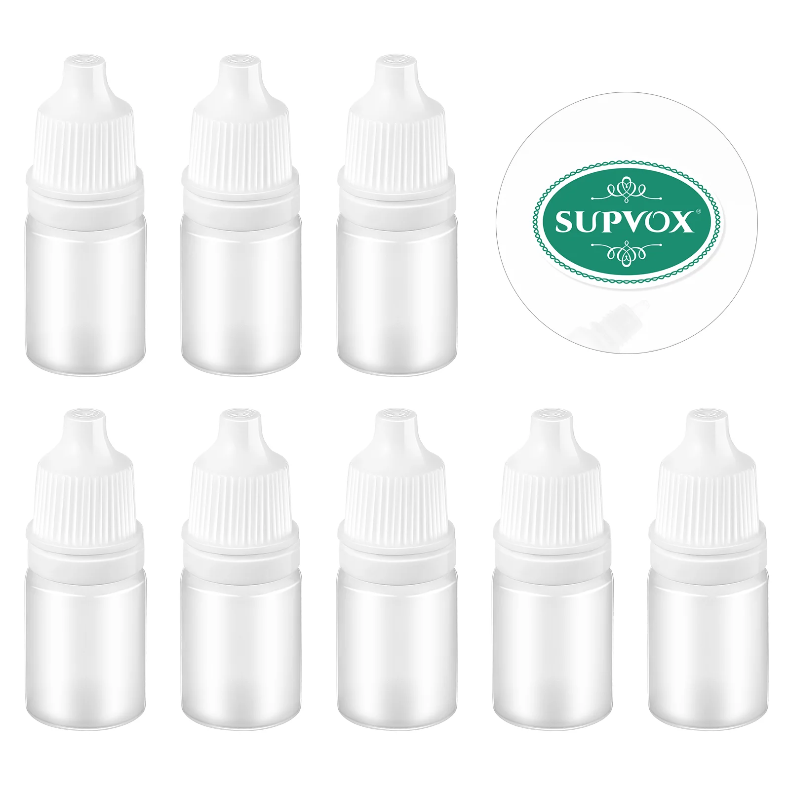 10 Pcs Dispenser Bottle Empty Bottles Applicator Dropper Eye Screw Cap Small for Liquids Squeeze