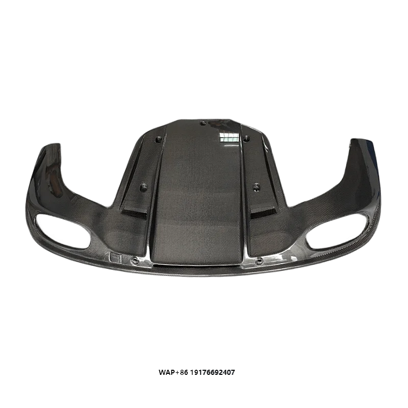 

Carbon Fiber Rear Diffuser Lip Small Surround Body Kit 4.0 Displacement for 12-14 forBentley Continental GT Upgrade Conditions