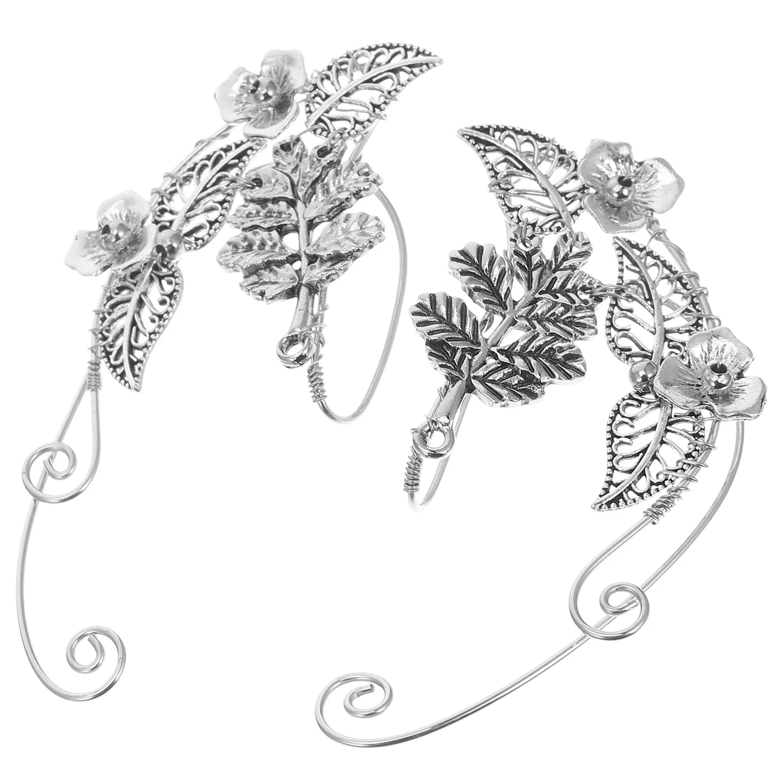 

1Pair Elves Ear Cuff Exquisite Ear Clips for Women Fashion Cartilage Cuffs Bright Gloss Comfortable Wear Special Occasion