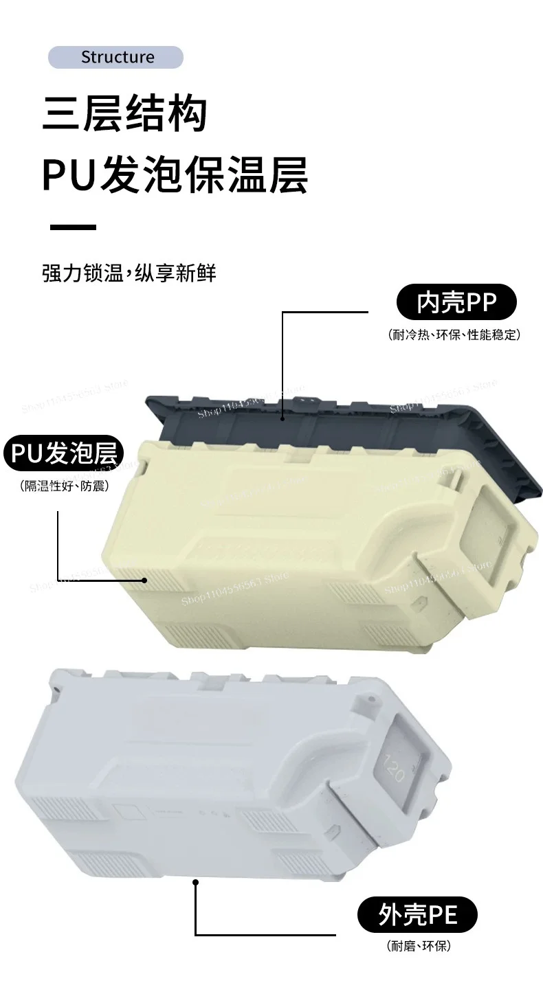 Sea fishing incubator, oxygenated live fish box, tie rod and pulley thickened, car-mounted ultra-light new special fishing box