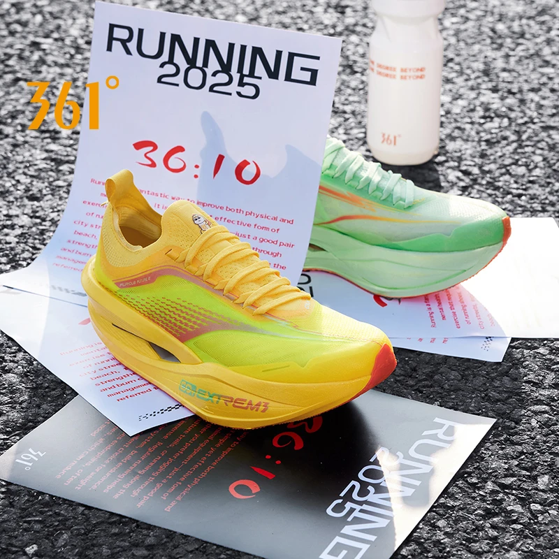 

361-градусные кроссовки Furious Future 2.0 с карбоновой пластиной, гоночные, гибкие, прочные, с подушкой, прочные, стабильные кроссовки 672512265F