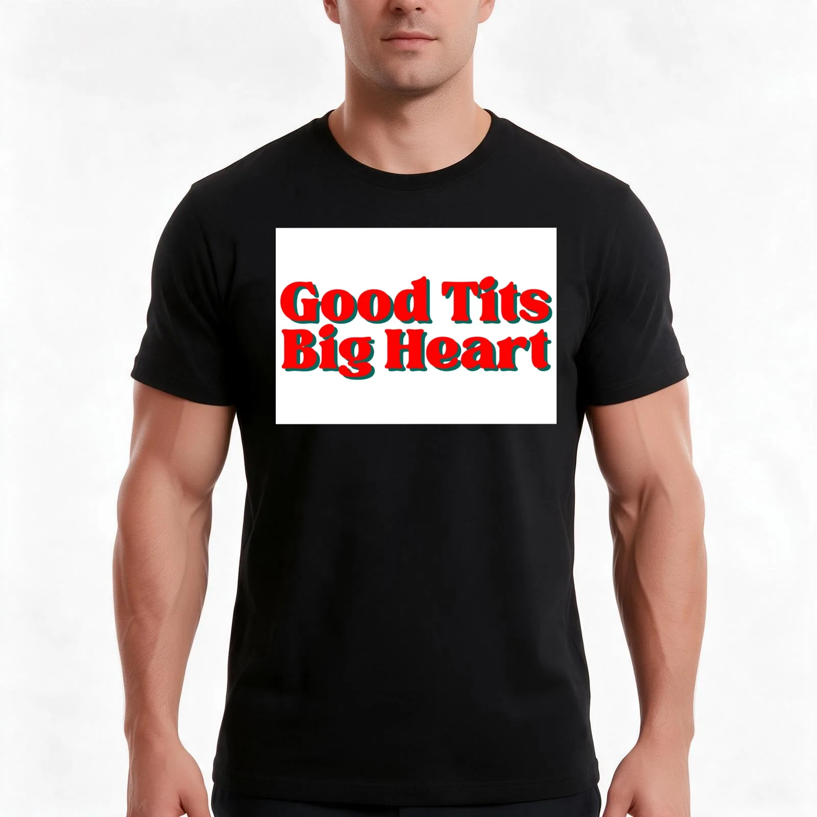 Good Tits & a Big Heart - Renee Rapp T-Shirt, Summer Casual Cotton Tee, Oversized Streetwear Tops, Vintage Graphic Print