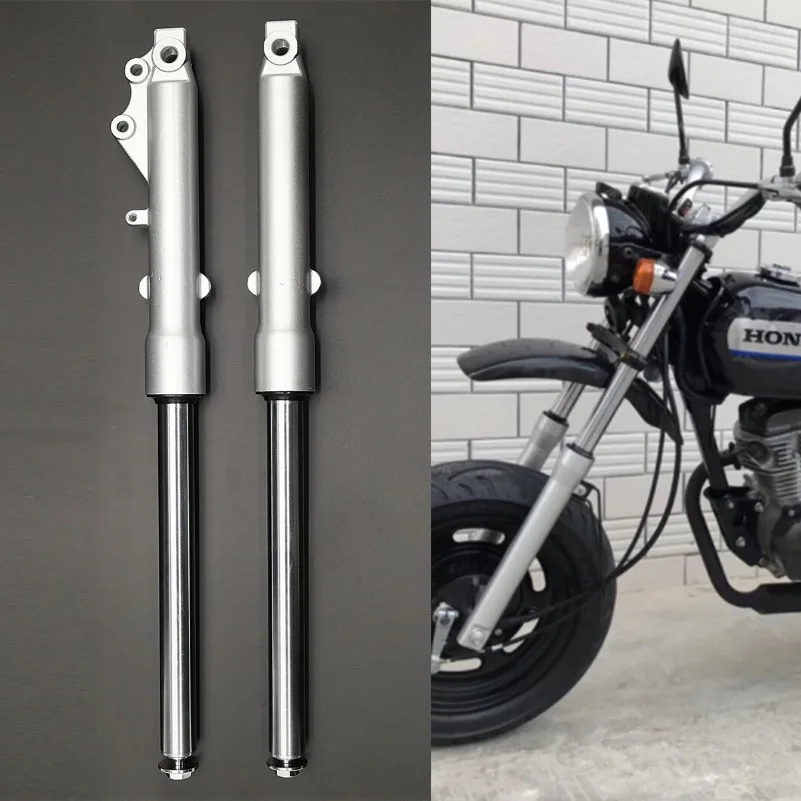 

A pair Silver 530MM Front Fork Shock Absorption 27mm For Monkey Bike Mini Trail Bike Monkey DAX Z50A Z50R Z50J Z110 Z125