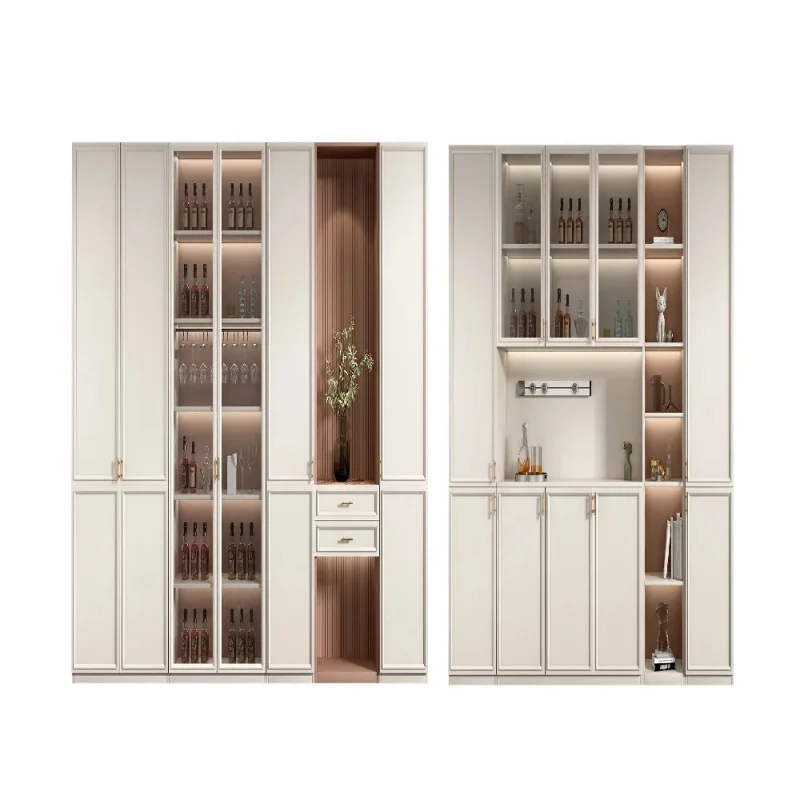 

custom.Custom Wine Display Cabinet Home Solid Wood with Glass Living Room and Dining Room Furniture