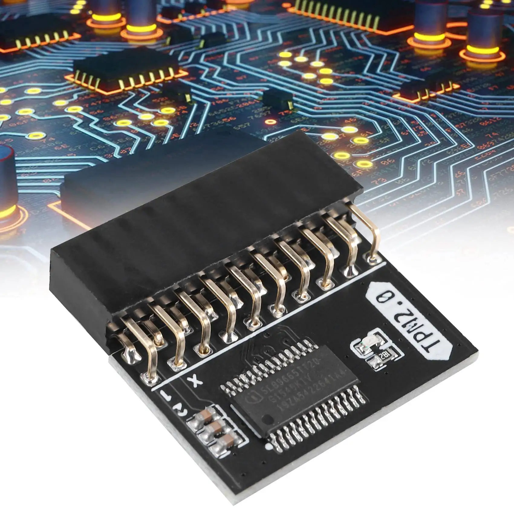 N34R-LPC 20Pin Protection Module For ASUS TPM-L R2.0/Gigabyte GC-TPM2.0 Compatible Trust Platform Module 20-Pin 20-1 L2P7