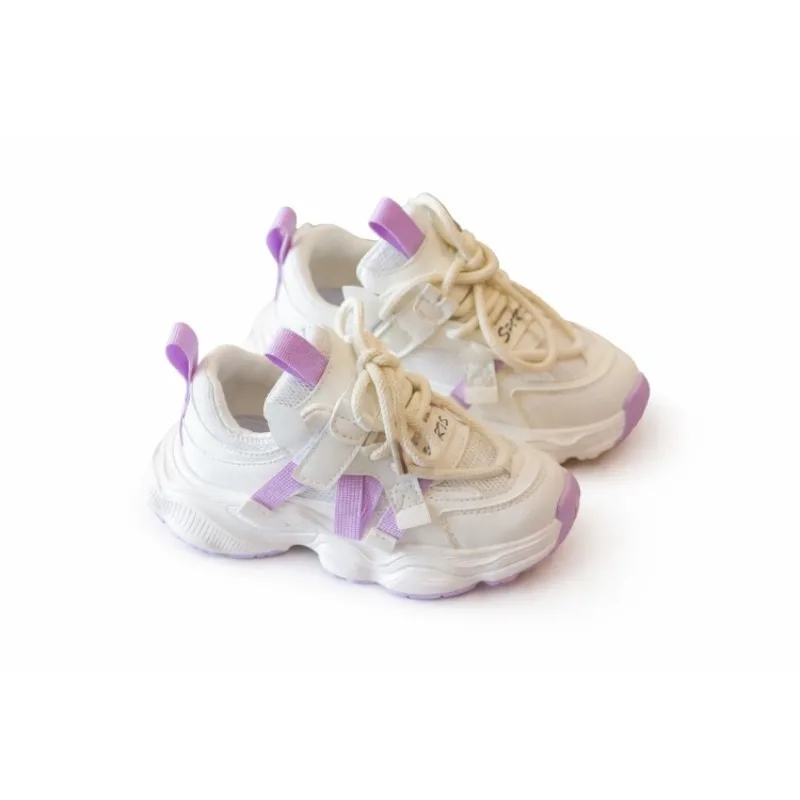 

Kids Chunky Sneakers Girls Sport Shoes Breathable Casual Running Shoes for Children