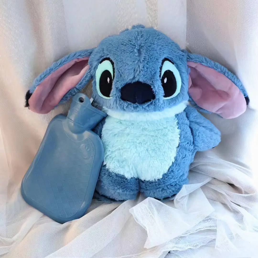 Disney-Stich Anime Hand warme Flasche, heißes Wasser, Frauen flaschen, Kawaii, Turo, Lilo, Mädchen wärmer Monster Plüschtiere Geschenke