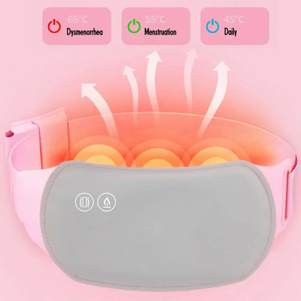 Comfortable Period Pain Keep Warm Heating Waistband USB Electric Heating Warm palace belt Menstrual Heat Pad Belt