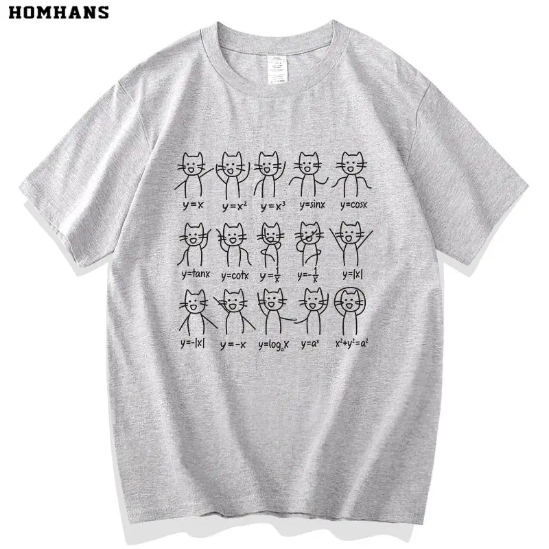 New Mathematics Algebra Middle School High School Equation Dance Fun Science and Engineering Printed Men's and Women's T-shirt