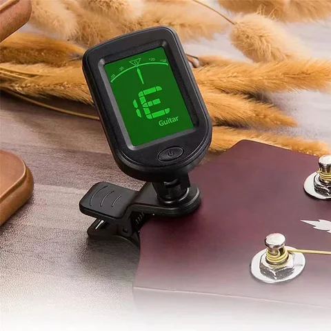 Clipe afinador de guitarra Miwayer em afinador eletrônico display LED/para baixo ukulele violino bandolim todos os instrumentos