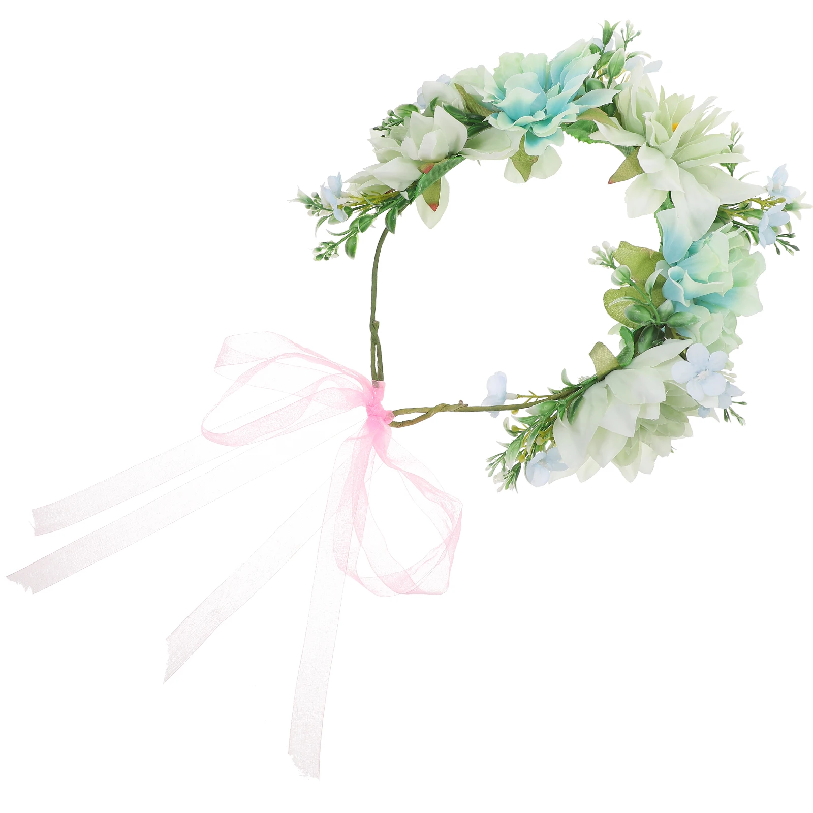 

Artificial Flower Hair Accessories Headband Soft Wedding Bridal Hairbands Festival Party Women Creative Cosplay Costume