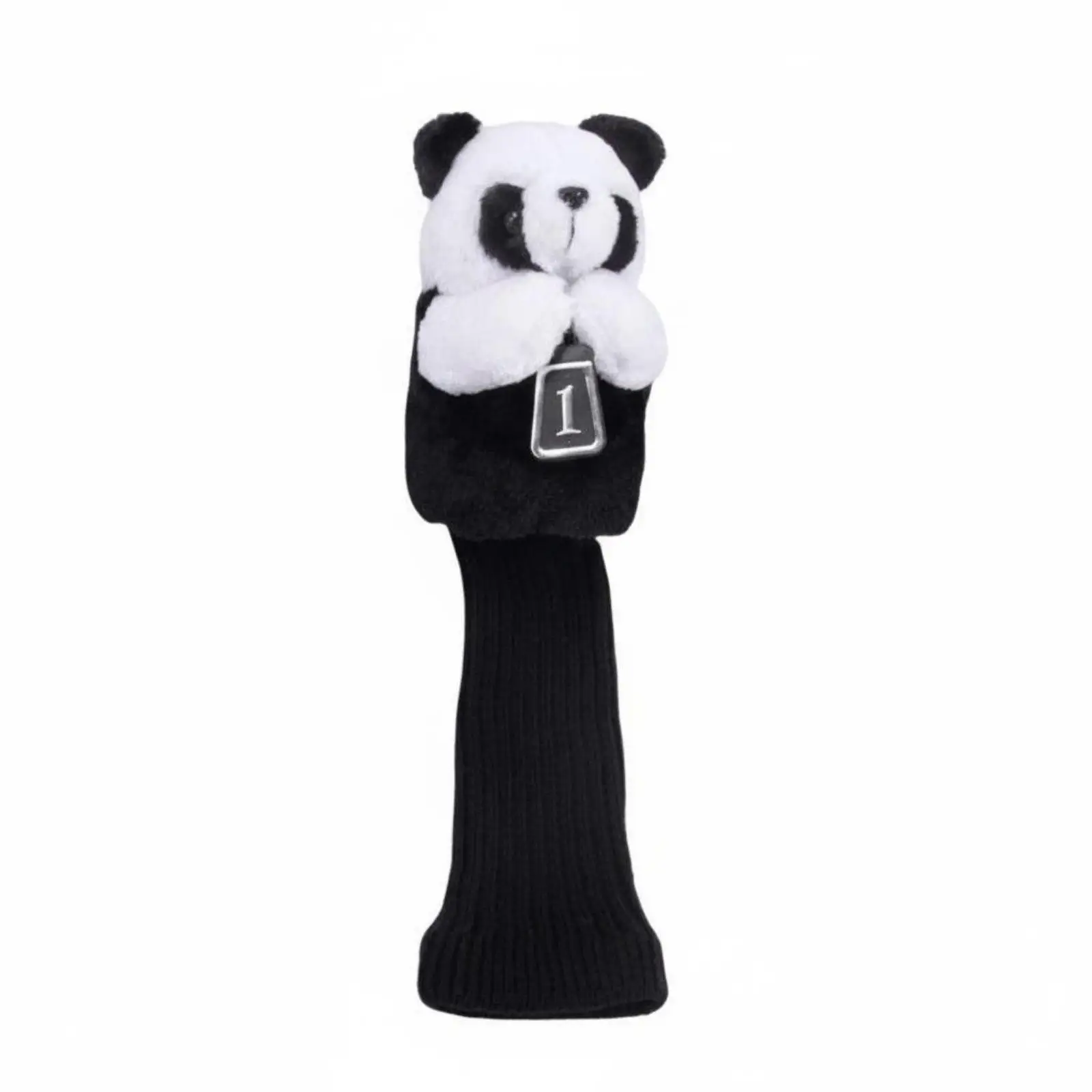knit-panda-golf-club-head-cover-plush-soft-driver-wood-protector-cute-animal-headcover-for-golf-bag-funny-accessory-for-men