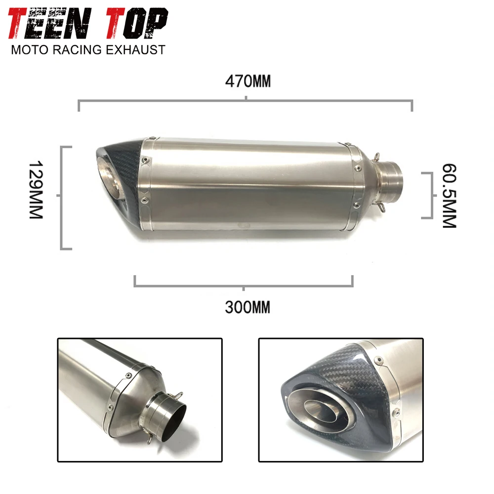 ل CF MOTO 800MT الانزلاق على العادم الأوسط وصلة الأنابيب 51 مللي متر دراجة نارية سبائك التيتانيوم العادم الخمار 800MT 2021 + ربط أنبوب #3