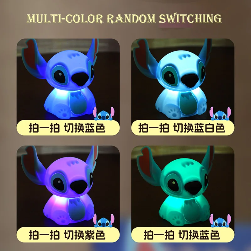 Simpatico punto cartone animato luce notturna peluche con cinturino ad anello 2in1 lampada da comodino portachiavi accessorio per la casa Kawaii