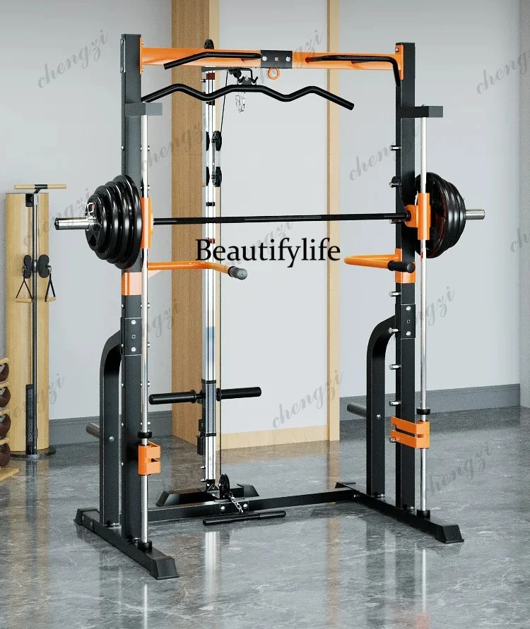 Comprehensive trainer Bench press rack Household fitness equipment Strength multi-functional integrated squat rack