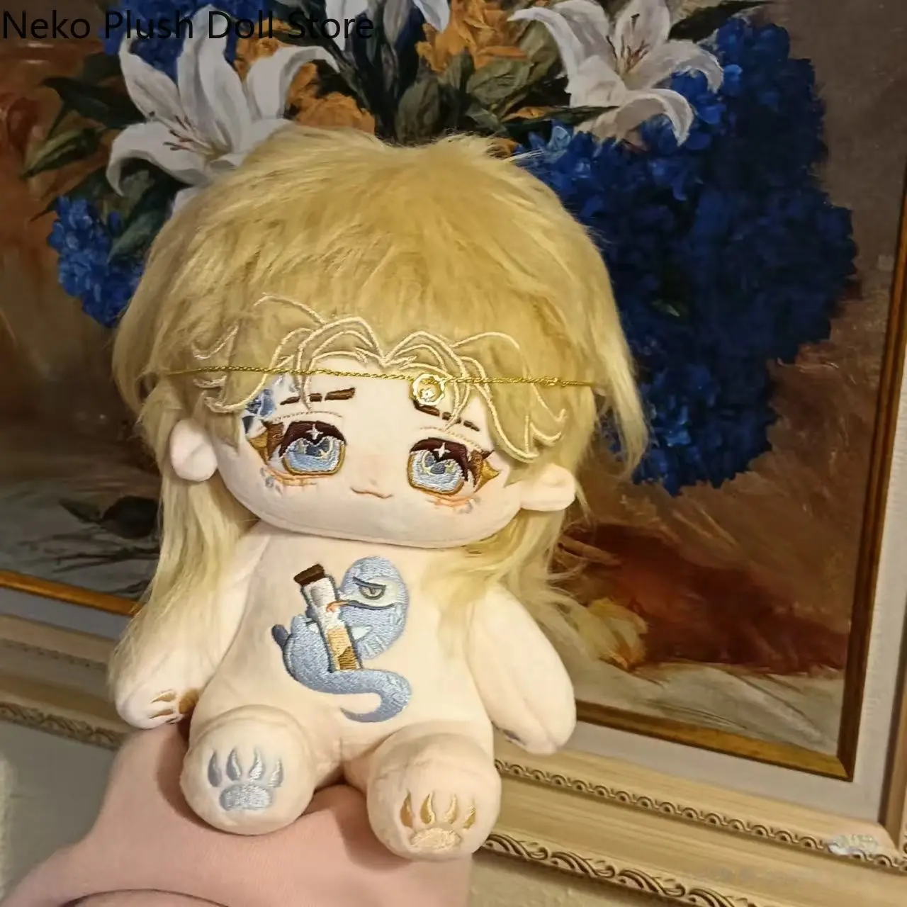 

Identity V Luchino Diruse Professor Game 20 см, милая мягкая плюшевая кукла, тело, косплей, мультяшное платье, игрушечные фигурки, куклы