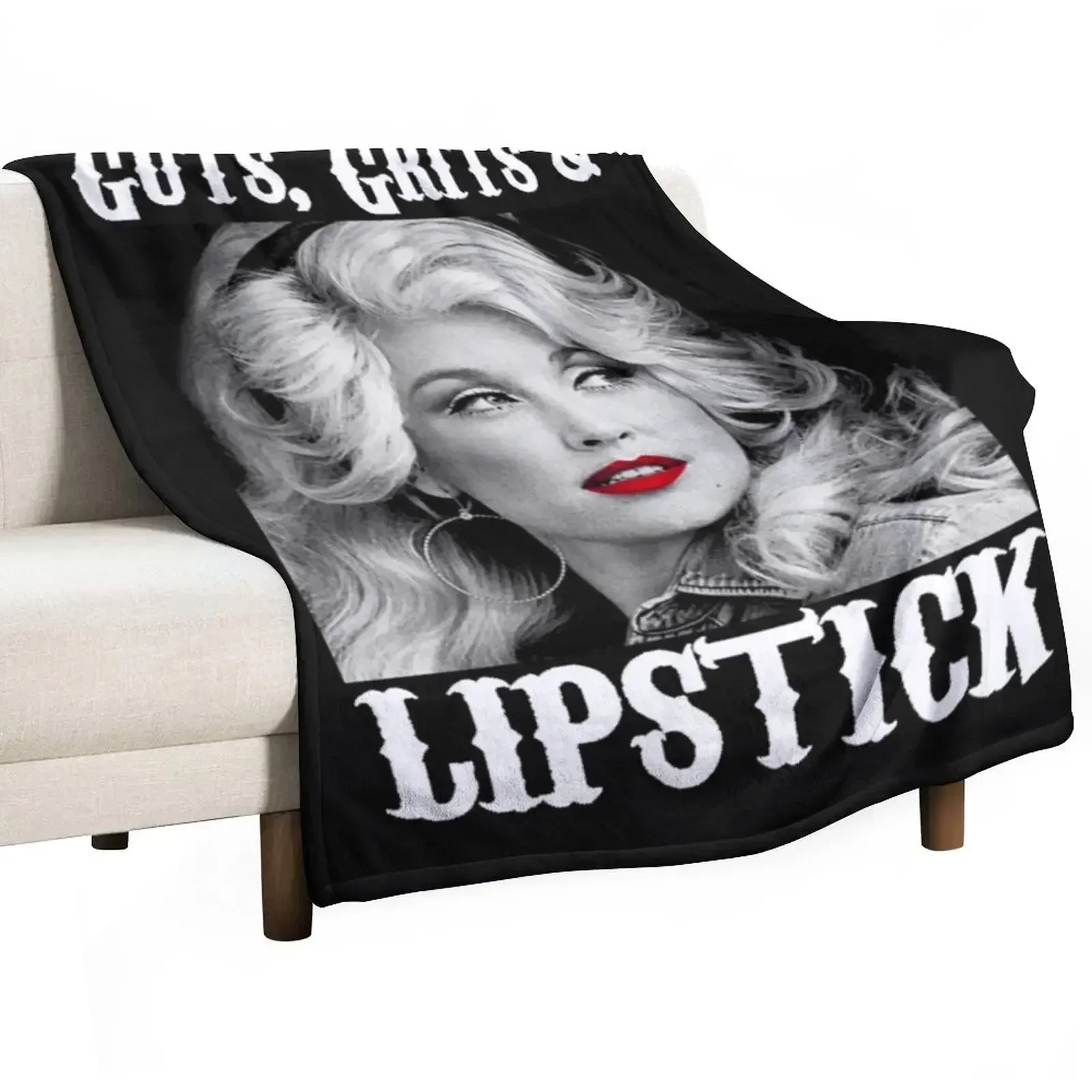 Dolly Vintage, Movie 80s Vintage Shirt Throw Blanket Thermal Sofas Blankets