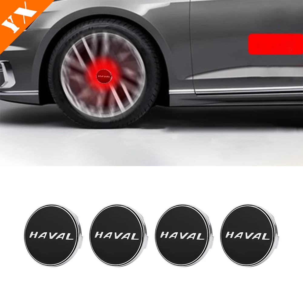 For Haval H9 2024 2025 Accessories Maglev LED Car Wheel Logo Decoration Replacement Accessories