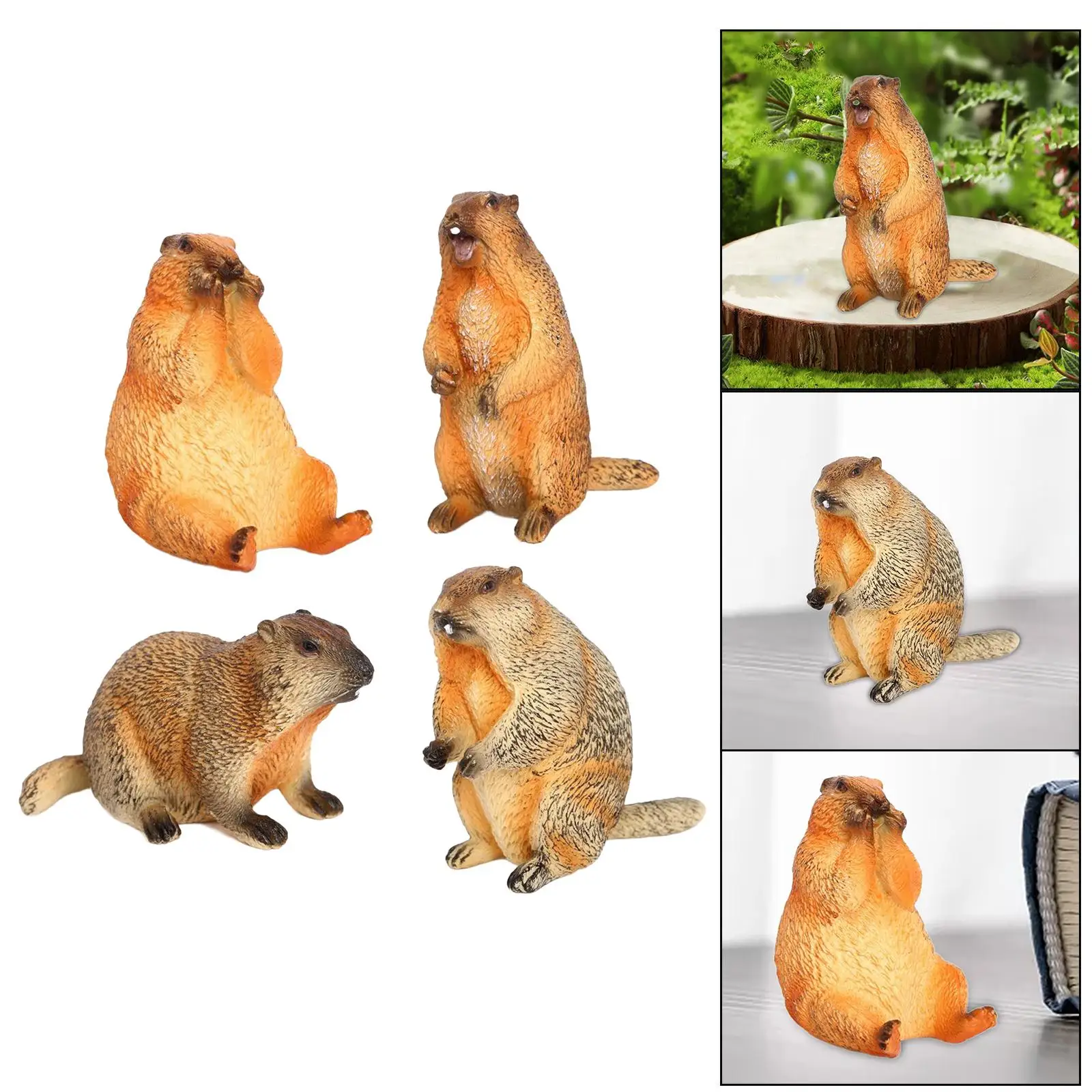 Simulation Toy Animal Model Realistic Portable Ornament Figurine for