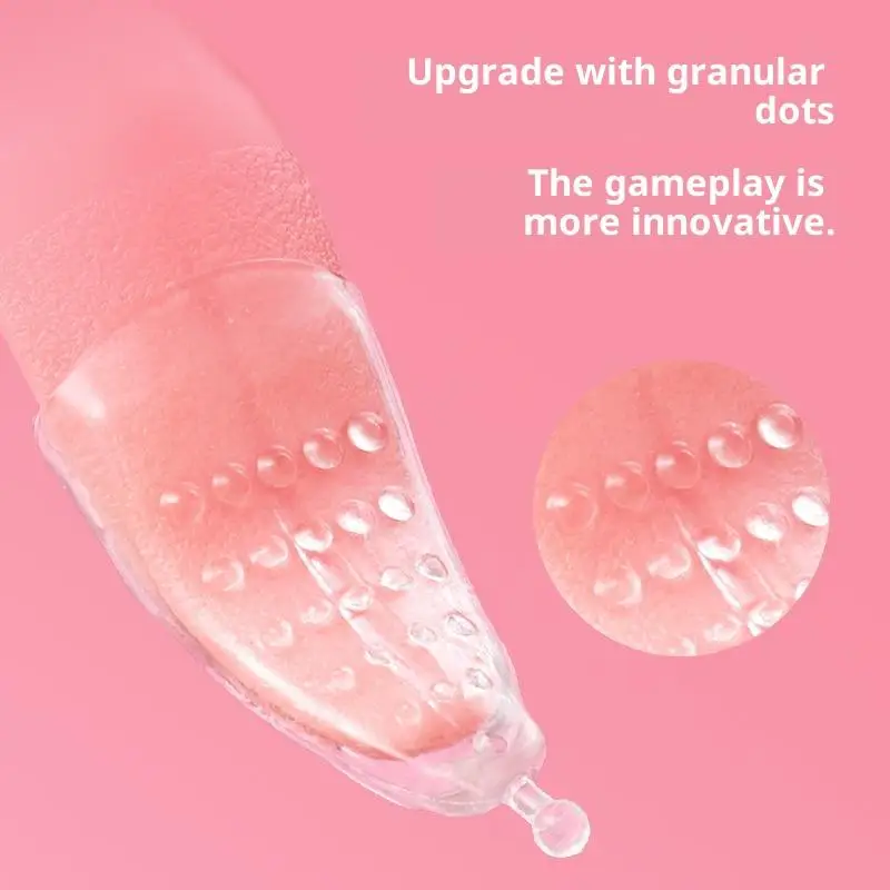 Oral Sex Condoms Ultra-thin Particles Tongue Licking Tools Vaginal Massage G-spot Stimulation Couple Adult Sex Toys view 3