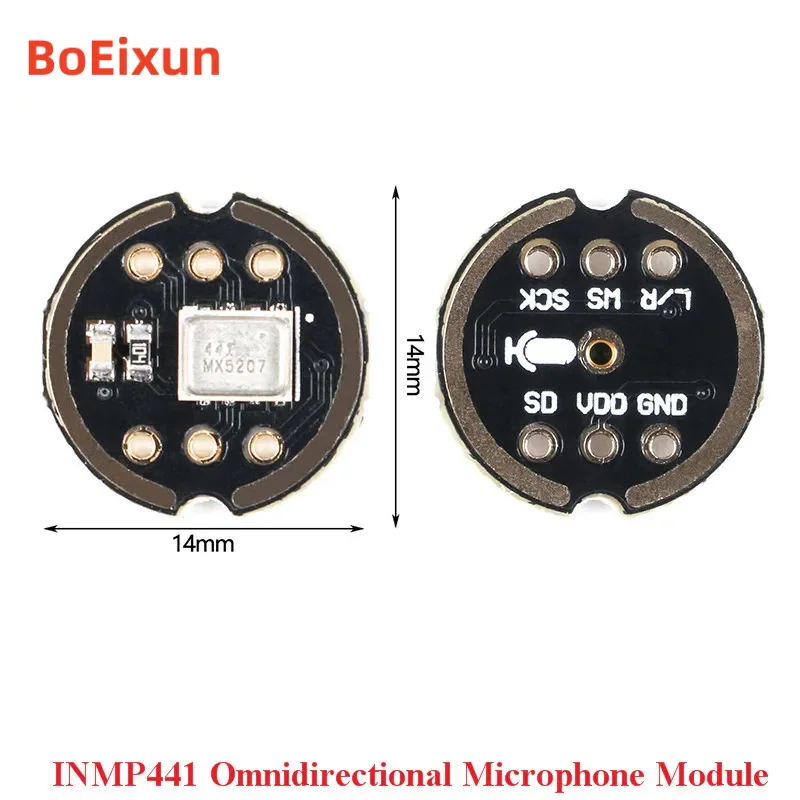Módulo de micrófono omnidireccional INMP441, 5 uds., I2S ISS MEMS para ESP32, Mini Sensor de alta precisión y baja potencia, Ultra pequeño