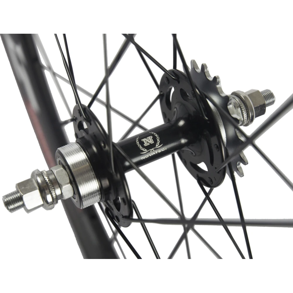 Clincher 38/50/60/88mm 3k Matte Fixed Gear Wheels Basalt Braking Surface 700C Track Bike 165-166 Hub