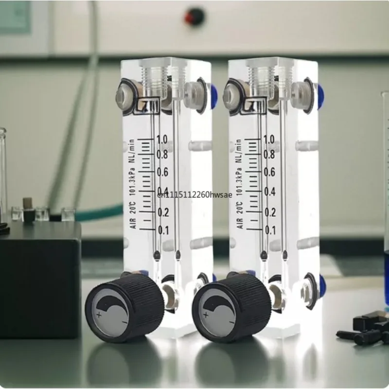 1Pc Air Flow Meter Nitrogen Gas Flowmeter With Control Valve 0.5L/1L/1.5L/2L/3L/4L/5L/10L/15L/20L/25L/30L/35L