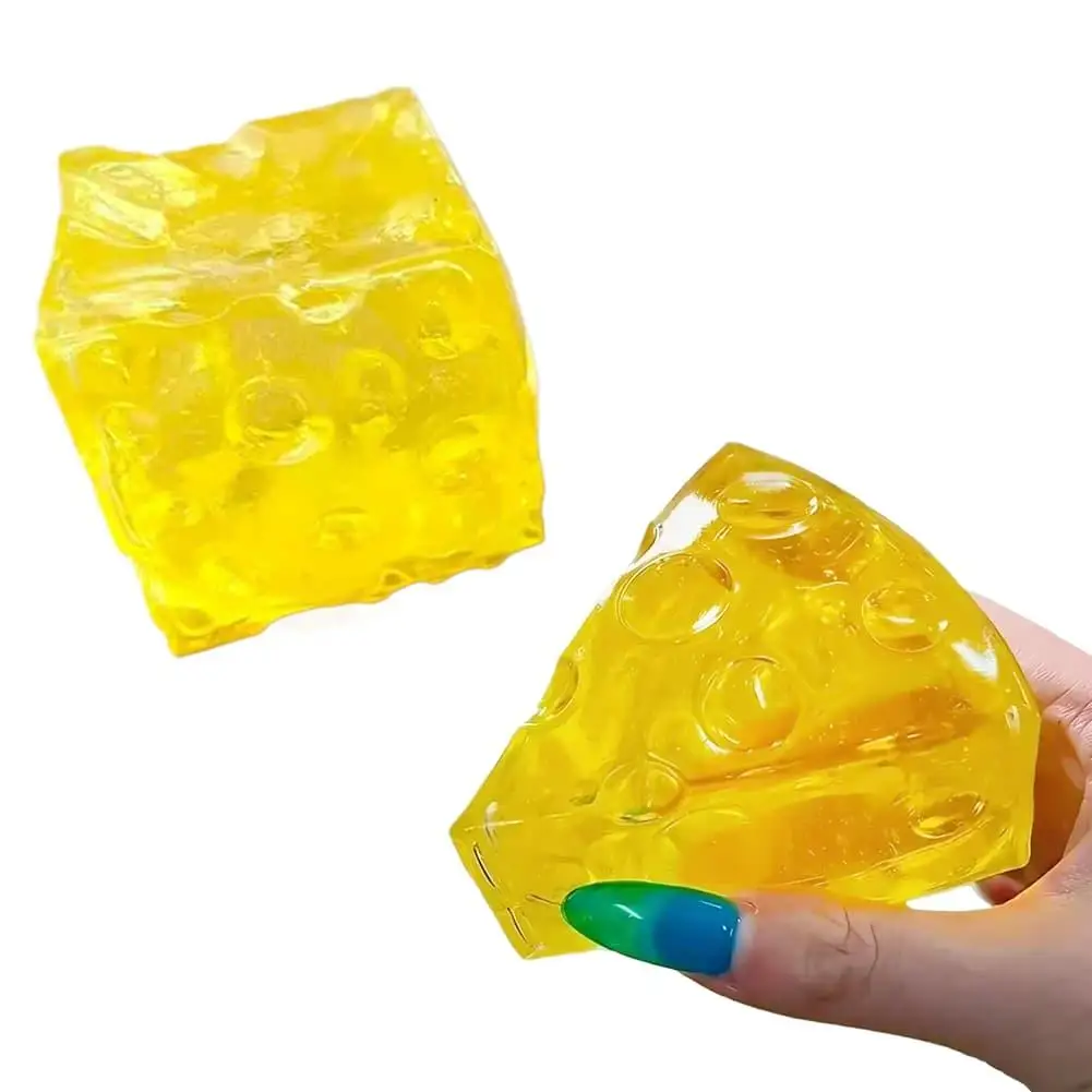 Käse-Zucker Squishy Stressball Langsam Aufsteigendes Fidget-Spielzeug zur Stresslinderung und Angstabbau für Erwachsene und Jugendliche – Detail 9
