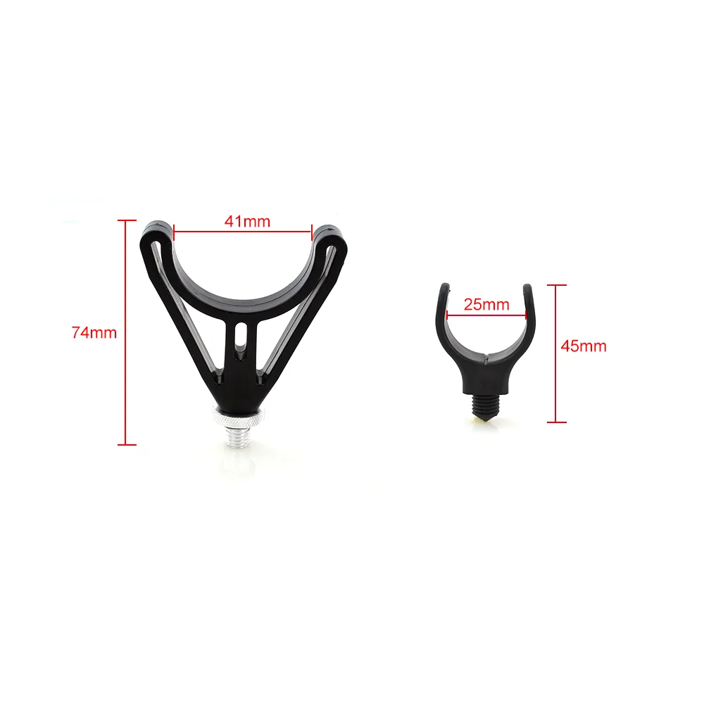 Hirisi 3/4Pcs Karpfen Angelrute Rest Kopf Für Angeln Bank Sticks Buzz Bar Angeln Zubehör für Karpfen grob Angeln Werkzeuge – Detail 6