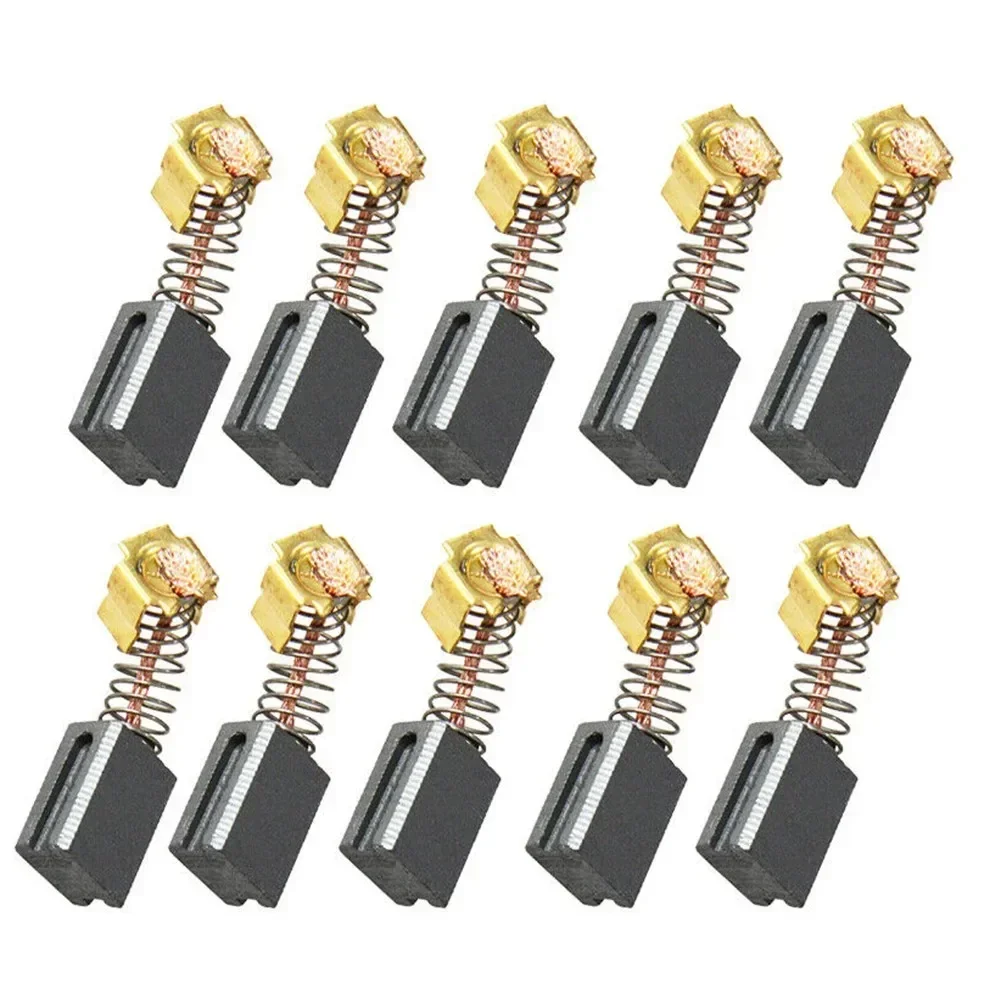 

ALLGOOD 10pcs Carbon Brushes For CB406 CB407 CB418 CB419 191962-4 HR2432 HR2450 HR2450T Electric Motors Carbon Brushes Tools 6x9