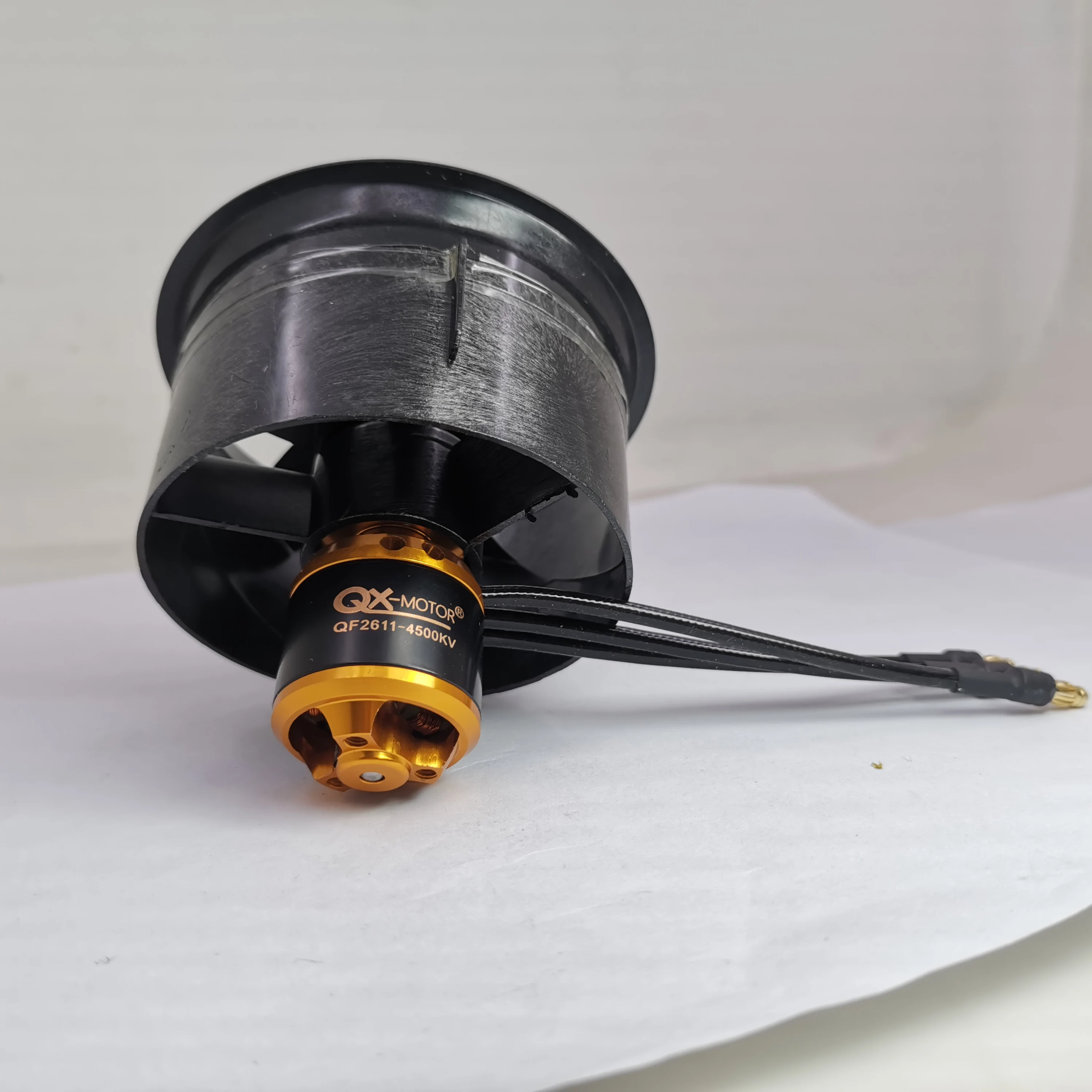 

QX-MOTOR 64 мм EDF QF2611 5-лопастной канальный вентилятор с бесщеточным двигателем 4500 кВ для радиоуправляемого мультироторного вертолета, детали мультисисного реактивного самолета