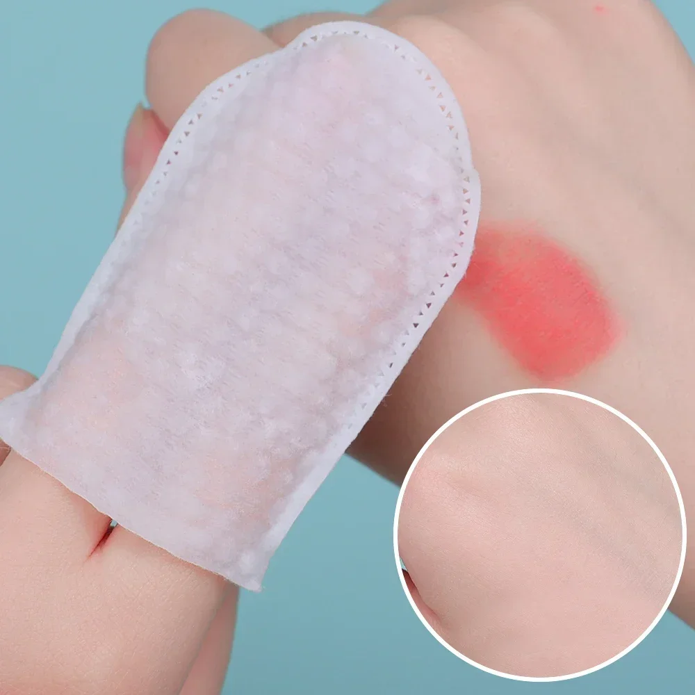 240 Uds. Almohadilla de algodón desmaquillante desechable tela suave no tejida toallita de papel de limpieza almohadilla cosmética toallitas de algodón de maquillaje en forma de U