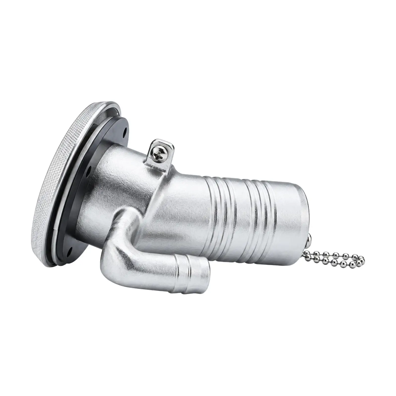 Boat Yacht RV Fuel Tank Filler 316 Stainless Steel Deck Mount Fill Port with Cap and Vent Outlet