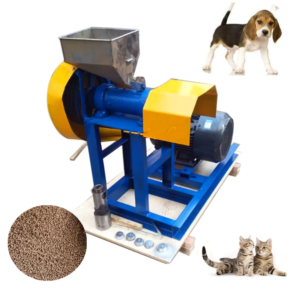 Animal Food Puffing Machine Fish Feed Extruder Chicken Pellet Making Machine