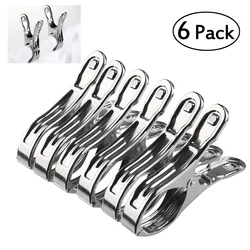 ULTNICE Big Size Stainless Steel Large Beach Towel Clips Plastic Clothespins Clothes Pegs Pins Clothes Hanger Clamp