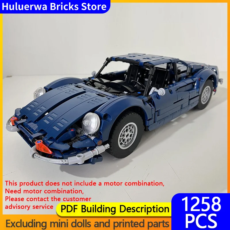 

Speed Racing Car Model MOC Building Bricks Dino 246 Top Tier Sports Car Modular Technology Gifts Holiday Assemble Children Toys