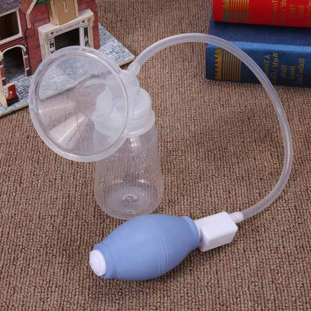 Manual Breast Milk Extractor Portable Breast Milk Sucking Pumps with Bottle Strong Suction for Breastfeeding Feeding Accessories