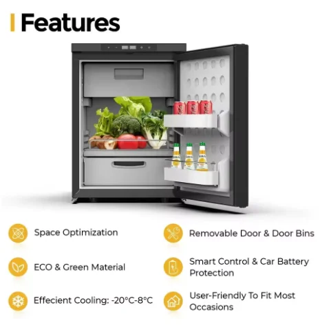 Alpicool CR40X electric cooler camping Compressor Fridge for car 12v car Refrigerator car home dual use portable fridge Freezer