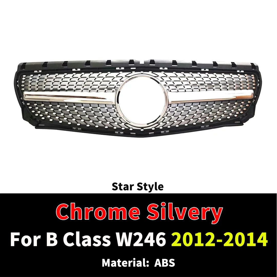 Facelift Voorbumper Grille Racing Grill Tuning Accessoires Voor Mercedes Benz B klasse W246 2012-2019 Bovenste Mesh midden Styling