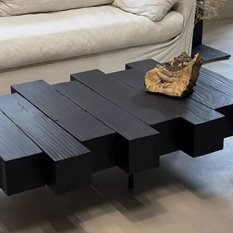 Black Tables Side Table Living Room Weird Furniture Nordic Mesa De Canto Dining Lateral Home Corner Modern Coffee Mesas Simple