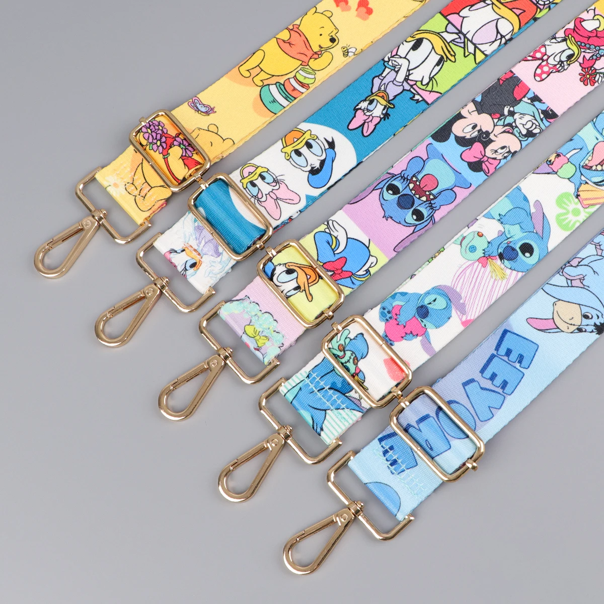 Cartoon Shoulder Bag Strap para Senhoras, Messenger Bag Strap, Ajustável, Ponto, Urso, Um, Acessórios