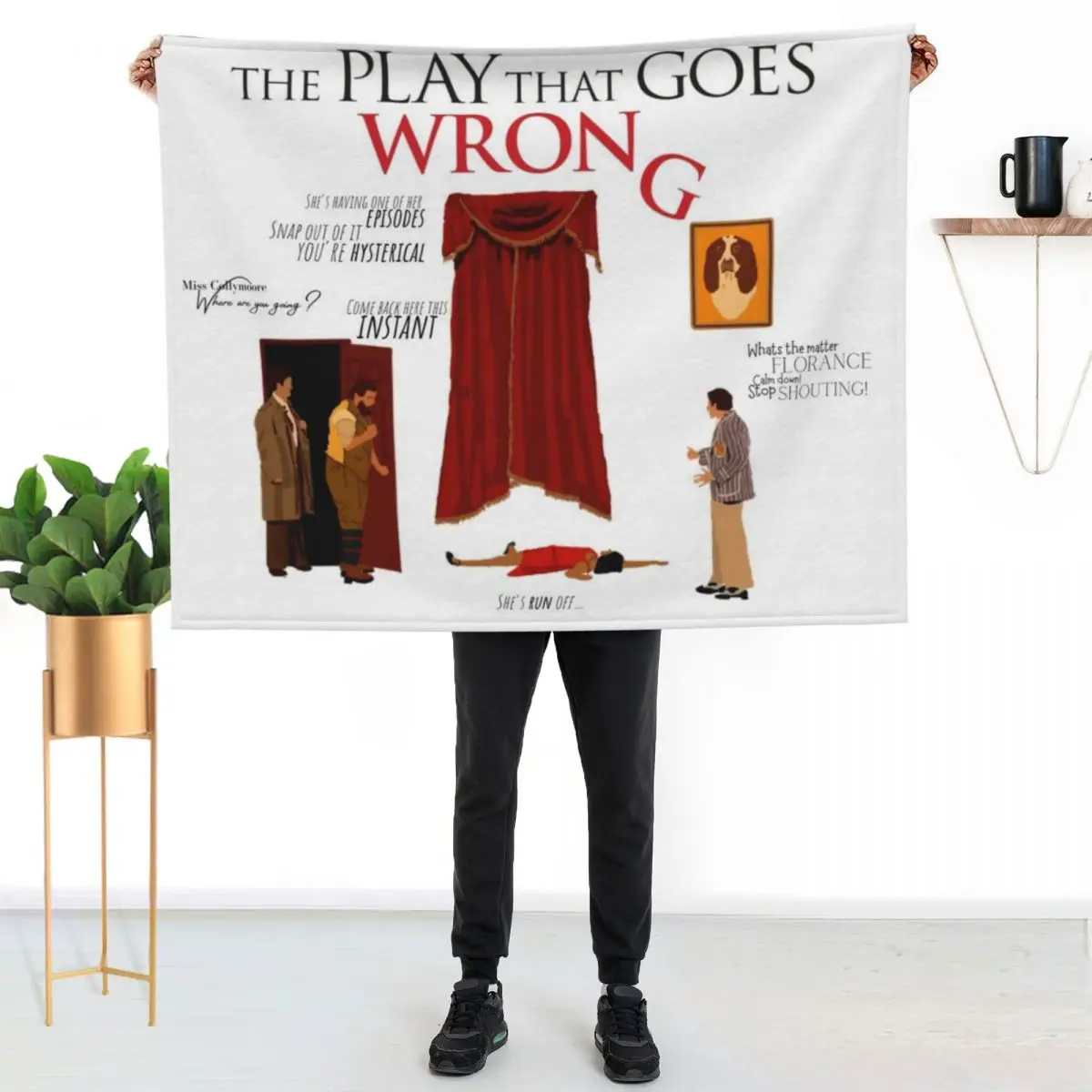 The goes wrong play Throw Blanket blankets and throws Loose Luxury Throw Fashion Sofas Hairys Plaid on the sofa Blankets