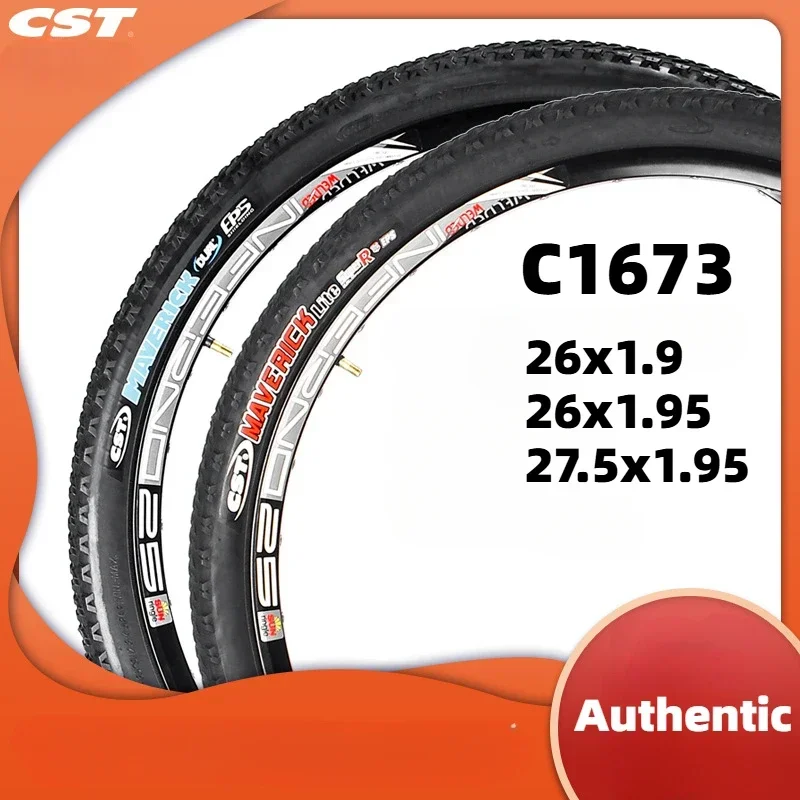 CST mountain bike tires c1673 Lone ranger steel wire wear resistant 26 27.5 inch 1.9 1.95