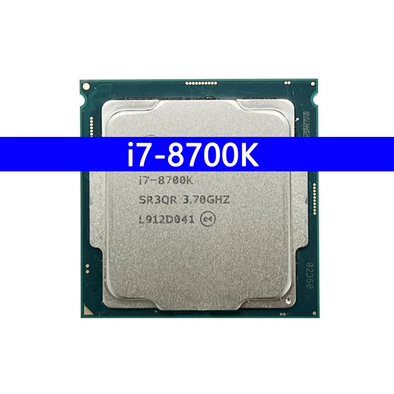 i7-8700K i7 8700K 3.7 GHz Used Six-Core Twelve-Thread CPU 12M 95W LGA 1151