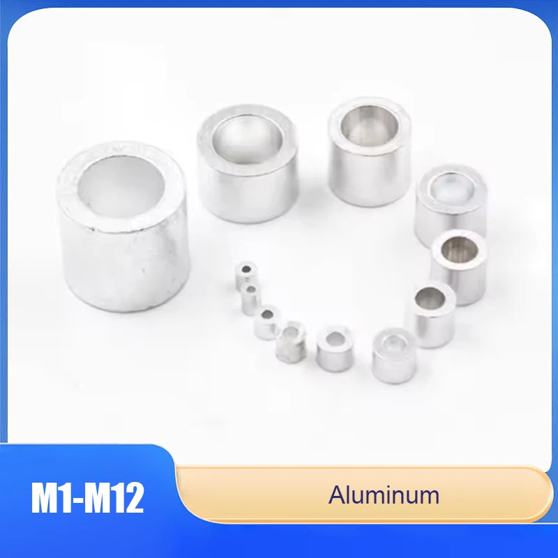 

1/2/5-20pcs Round Hole Aluminum Sleeve M1 M1.2 M1.5 M2 M2.5 M3 M4 M5 M6 M8 M10 M12 Wire Cable Rope Fixing Clip Retaining Sleeve